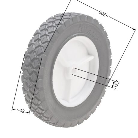 Wheel for petrol lawn mowers 200mm