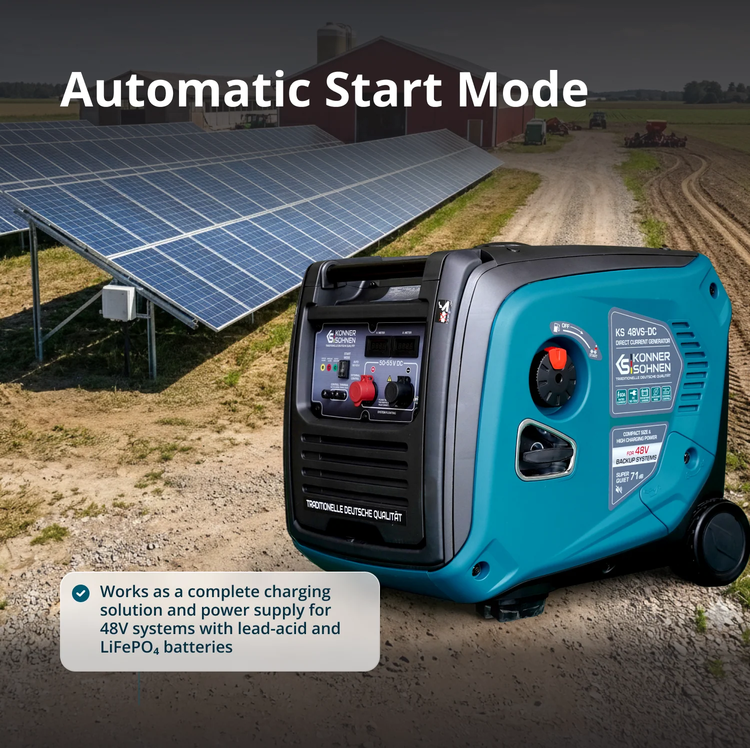 Alalisvoolu generaator Könner & Söhnen KS 48VGS-DC 50–55V Alalisvoolu generaator Könner & Söhnen KS 48VGS-DC 50–55V