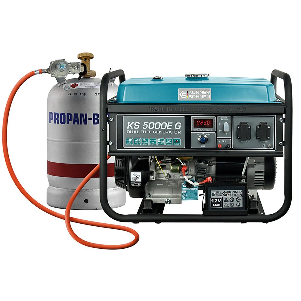 LPG/Bensiin generaator Könner & Söhnen KS 5000E G LPG/Bensiin generaator Könner & Söhnen KS 5000E G