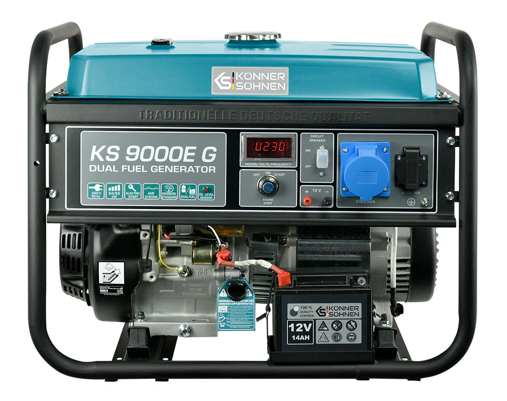 LPG/Bensiin generaator Könner & Söhnen KS 9000E G LPG/Bensiin generaator Könner & Söhnen KS 9000E G