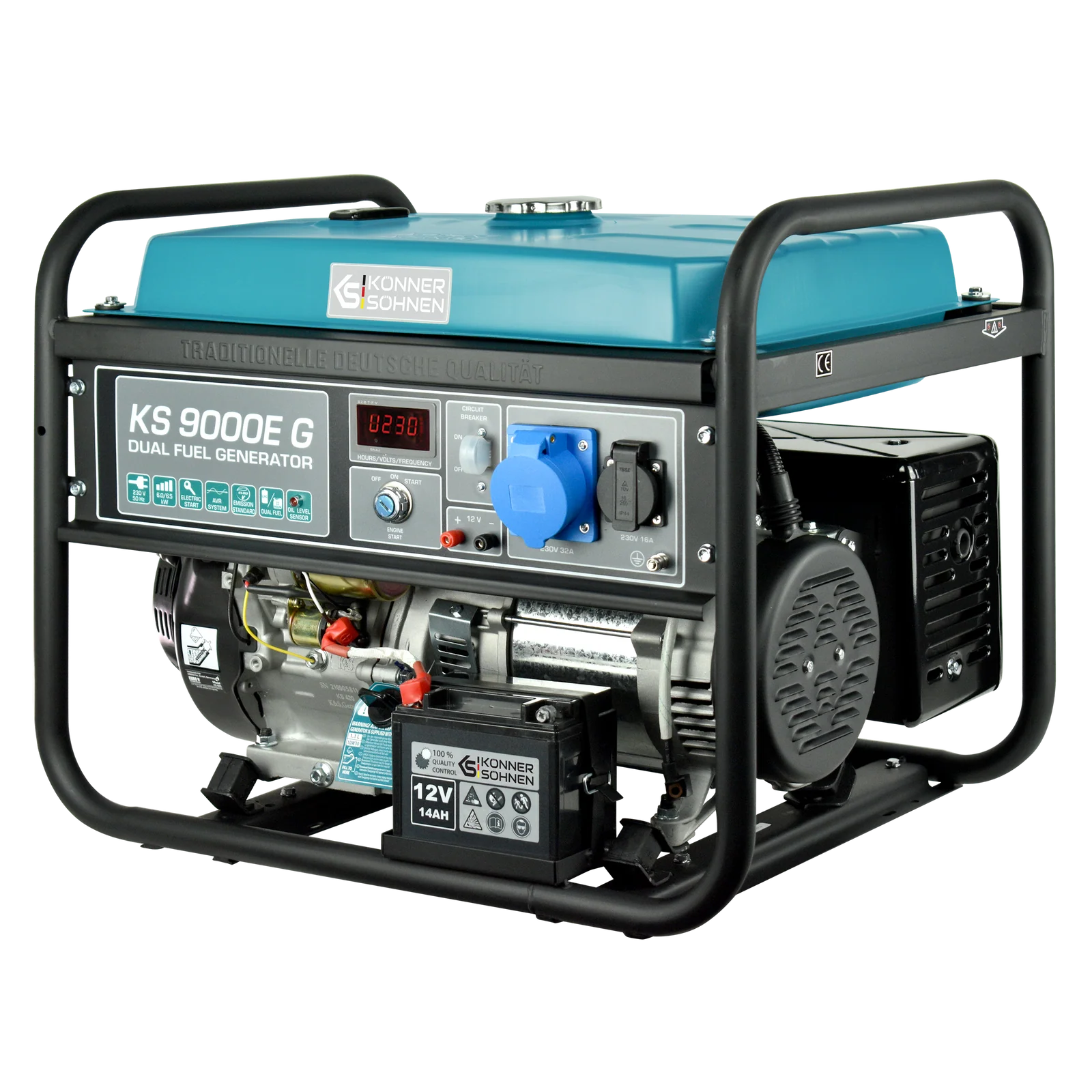 LPG/Bensiin generaator Könner & Söhnen KS 9000E G LPG/Bensiin generaator Könner & Söhnen KS 9000E G