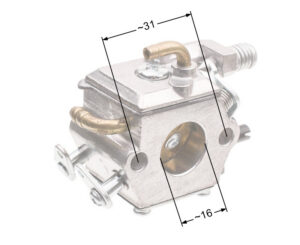 Carburetor NAC SPS01-45 CS4500 CS5200 chainsaws available in DIY stores