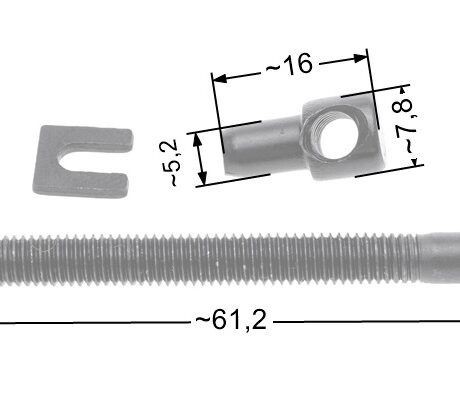 Chain adjuster NAC front CS4500 SPS01-45 CS5200 chainsaws available in DIY stores