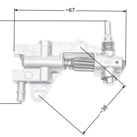 Oil pump NAC SPS01-45 CS4500 CS5200 chainsaws available in DIY stores
