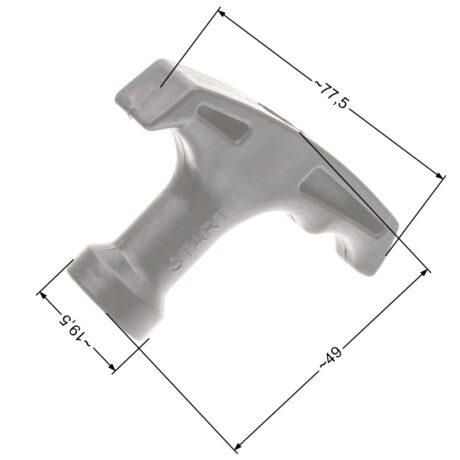Recoil starter pull handle NAC brushcutters & chainsaws available in DIY stores