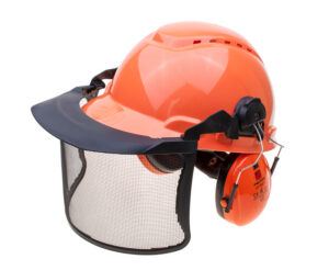 Protective helmet 3M for lumberjacks set