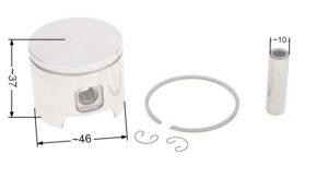 Piston Husqvarna 55/253 46mm assy METEOR
