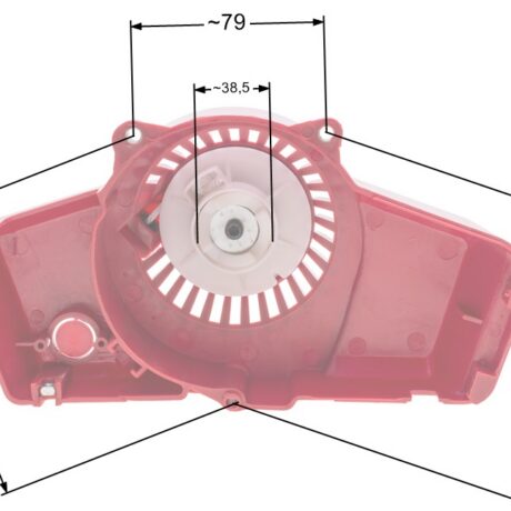 Recoil starter NAC WLBC580E HARDER brushcutters available in DIY stores