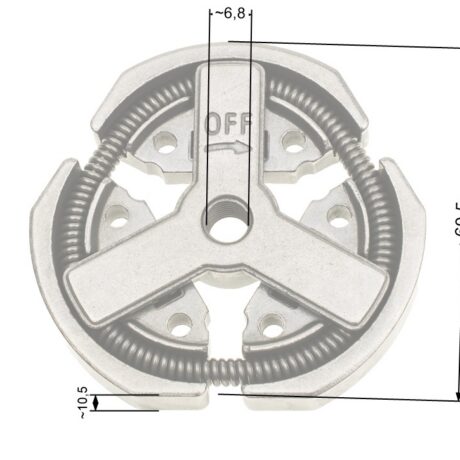 Clutch NAC CS3800 chainsaws available in DIY stores