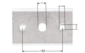 Blade adapter NAC S460VHY shaft 22.2mm