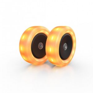 Nexo vilkuvad rattad 2tk 120*40mm oranz