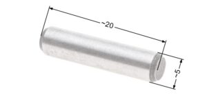 Hammasrattaga käivituslukk / tihvt / kiil NAC 20mm x 5mm muruniidukitele, saadaval ehituspoodides