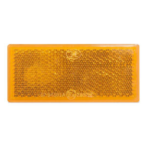 Reflektor kollane 82x36mm kleebitav 2tk