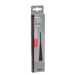 Antenn must 10cm, 5/6mm keermega