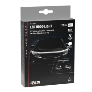 Valge ledkapotialuneriba 120cm 12V valge