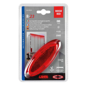 Led valgusti ,punane,12-24V,124*45mm
