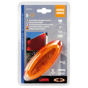 Led valgusti ,oranz,12-24V,124*45mm