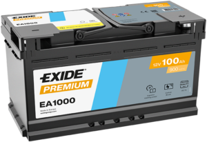 Exide Premium 100Ah900A353x175x190-+