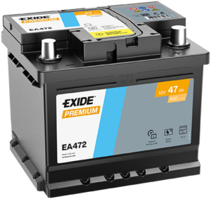 Exide Premium 47Ah450A 207x175x175-+