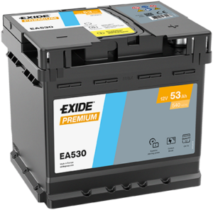 Exide Premium 53Ah540A 207x175x190-+