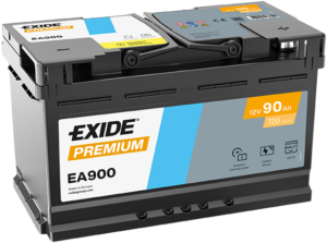 Exide Premium 90Ah720A 315x175x190-+