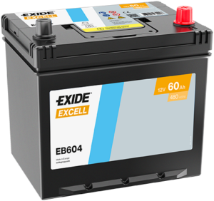 Exide Excell 60Ah 390A 230x172x220-+