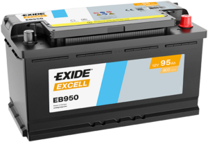 Exide Excell 95Ah 800A 353x175x190-+