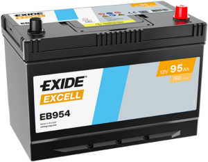Exide Excell 95Ah 720A 306x173x222-+