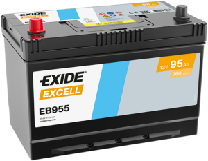 Exide Excell 95Ah 720A 306x173x222+-
