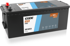 Exide PRO EFB 185Ah1100A513x223x223+-