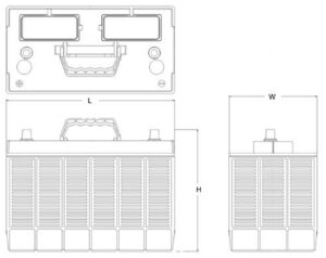 Exide StartPRO 110Ah950A 330x173x240+
