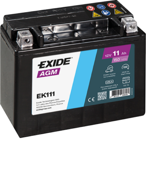 Exide AGM 11Ah 150A 150x90x130+-
