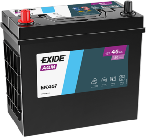 Exide AGM 45Ah 380A 237x127x227+- JAP