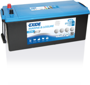 Exide DualAGM 240Ah 1200CCA 520x280x24