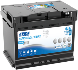 Exide DualAGM 60Ah 680CCA 242x175x190-+
