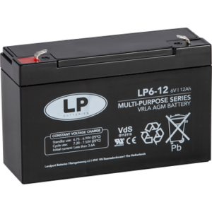LP aku 6V 12Ah AGM 151x50x94mm
