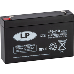 LP aku 6V 7Ah AGM 152x34x94mm