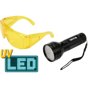 UV lamp ja prillid AC lekete tuvastamise
