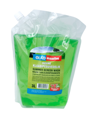 Klaasipesu suvine plastkotis 3L