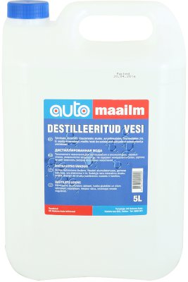 Destilleeritud vesi 5L