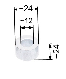 võll 25mm turumuru niidukitele