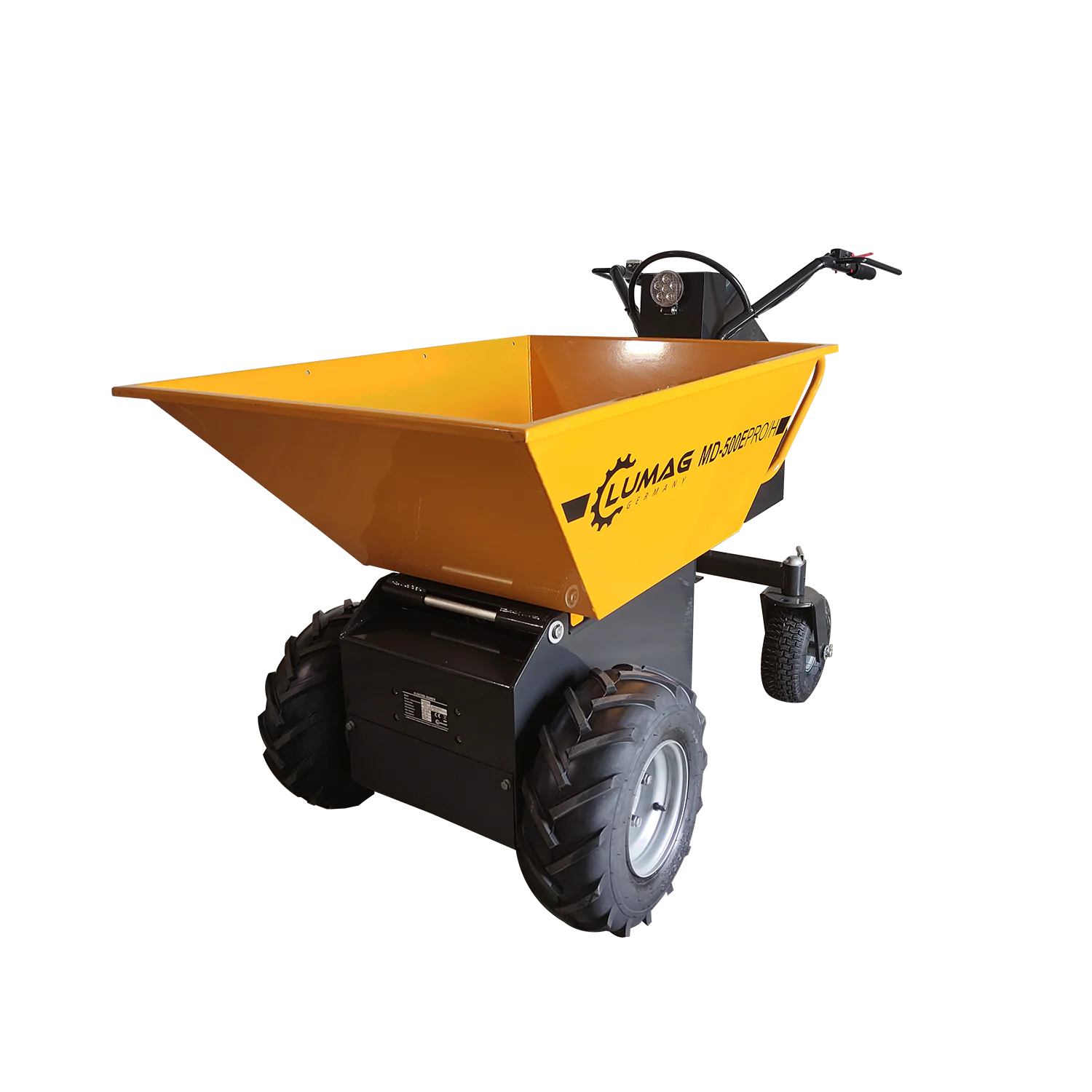 Lumag MD 500EPROH elektriline minikallur dumper akutoitel aiakäru mootoriga aiakäru