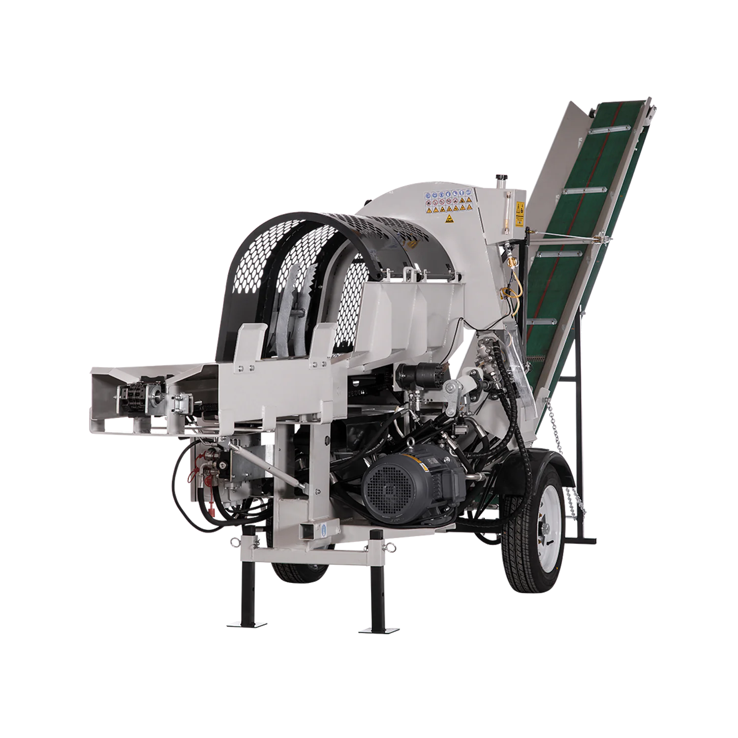 Lumag elektrimootoriga halumasin SSA500EH-PROS puulõhkumismasin küttepuude tootmine