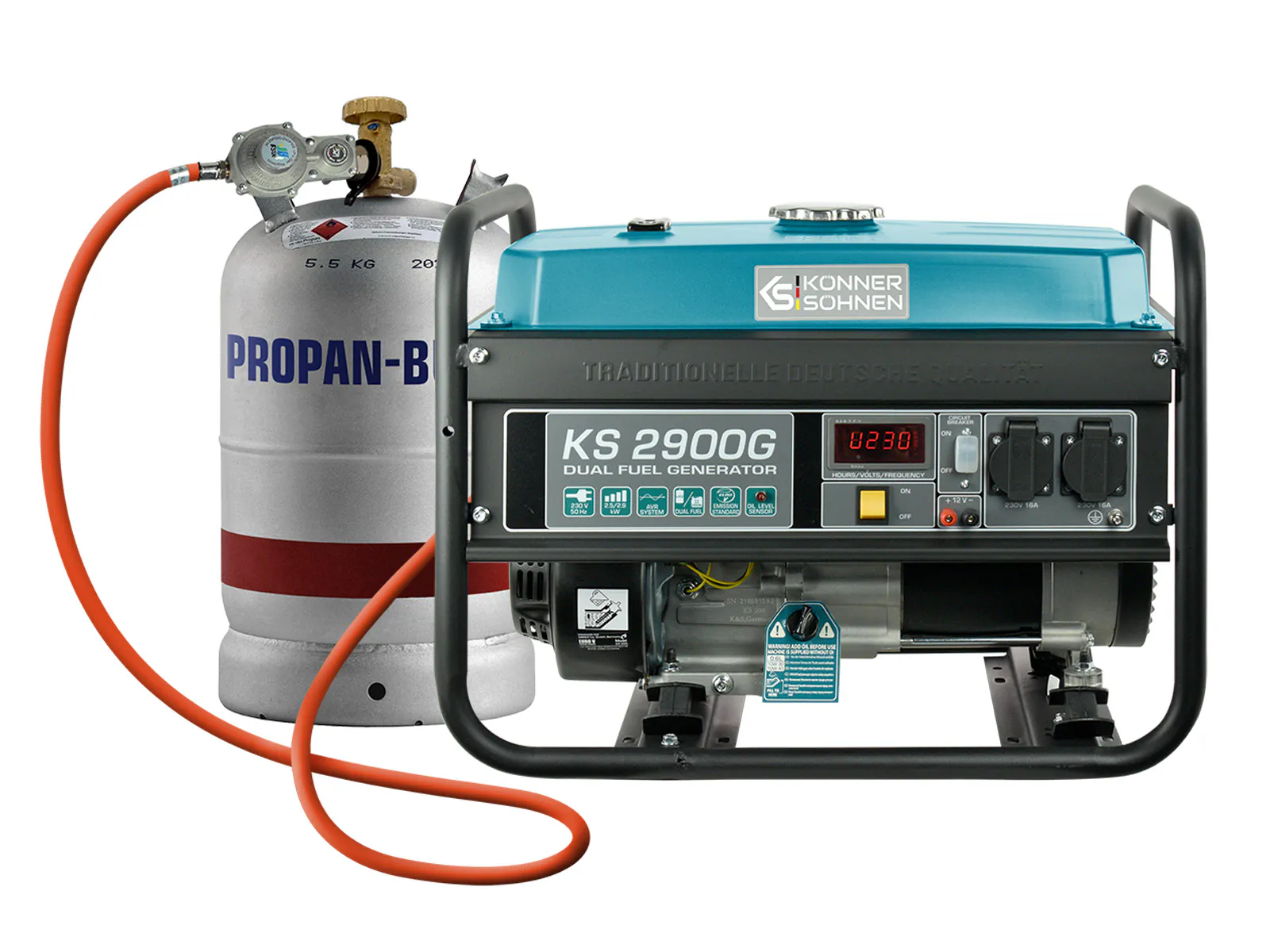 LPG bensiinigeneraator Könner & Söhnen KS 2900G 2