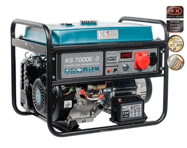 Bensiinigeneraator Könner & Söhnen KS 7000E-3