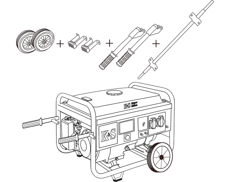 Transpordikomplekt Könner & Söhnen KS 3 KIT