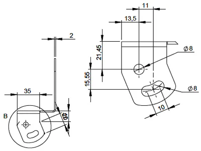 Lisatule kinnitus X-Vision Optima 8 tulele