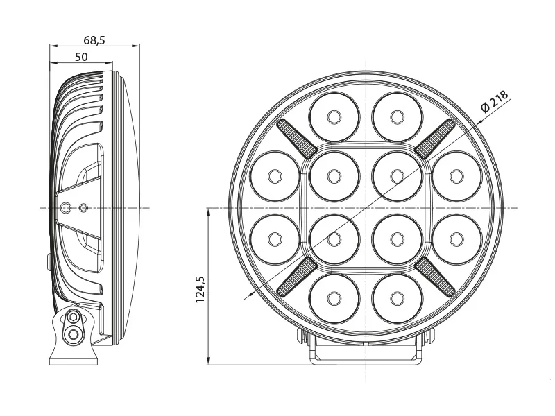 SEEKER 9 LED kaugtuli