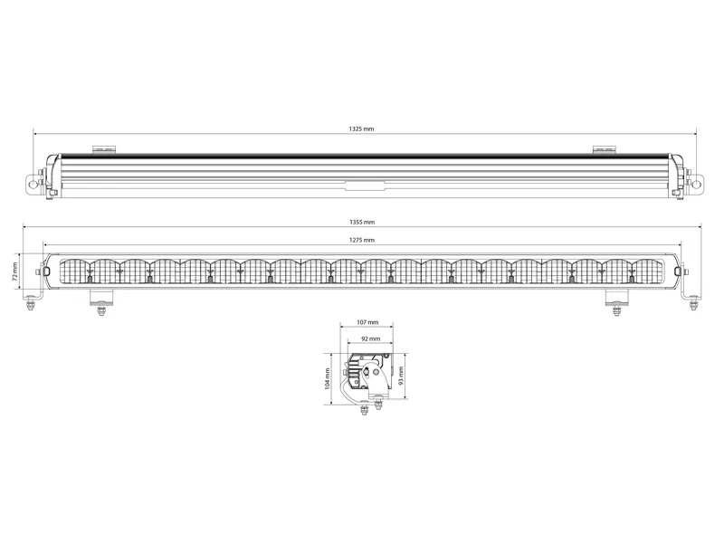X-VISION Genesis II 1300 Hybrid beam lisatuli
