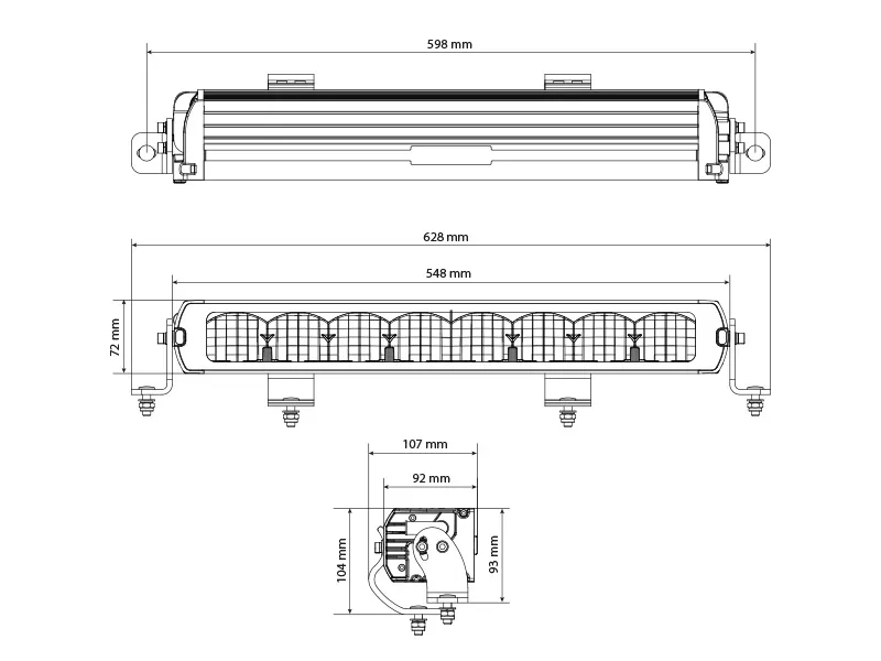 X-VISION Genesis II 600 Hybrid Beam lisatuli
